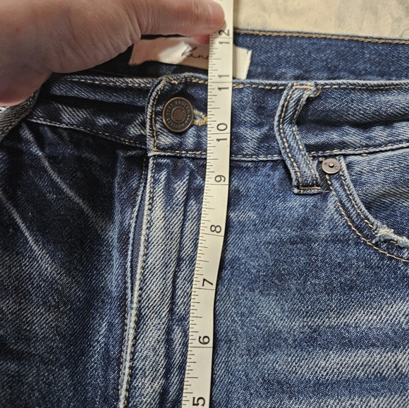 Kancan dark wash distressed jeans! - Picture 6 of 7